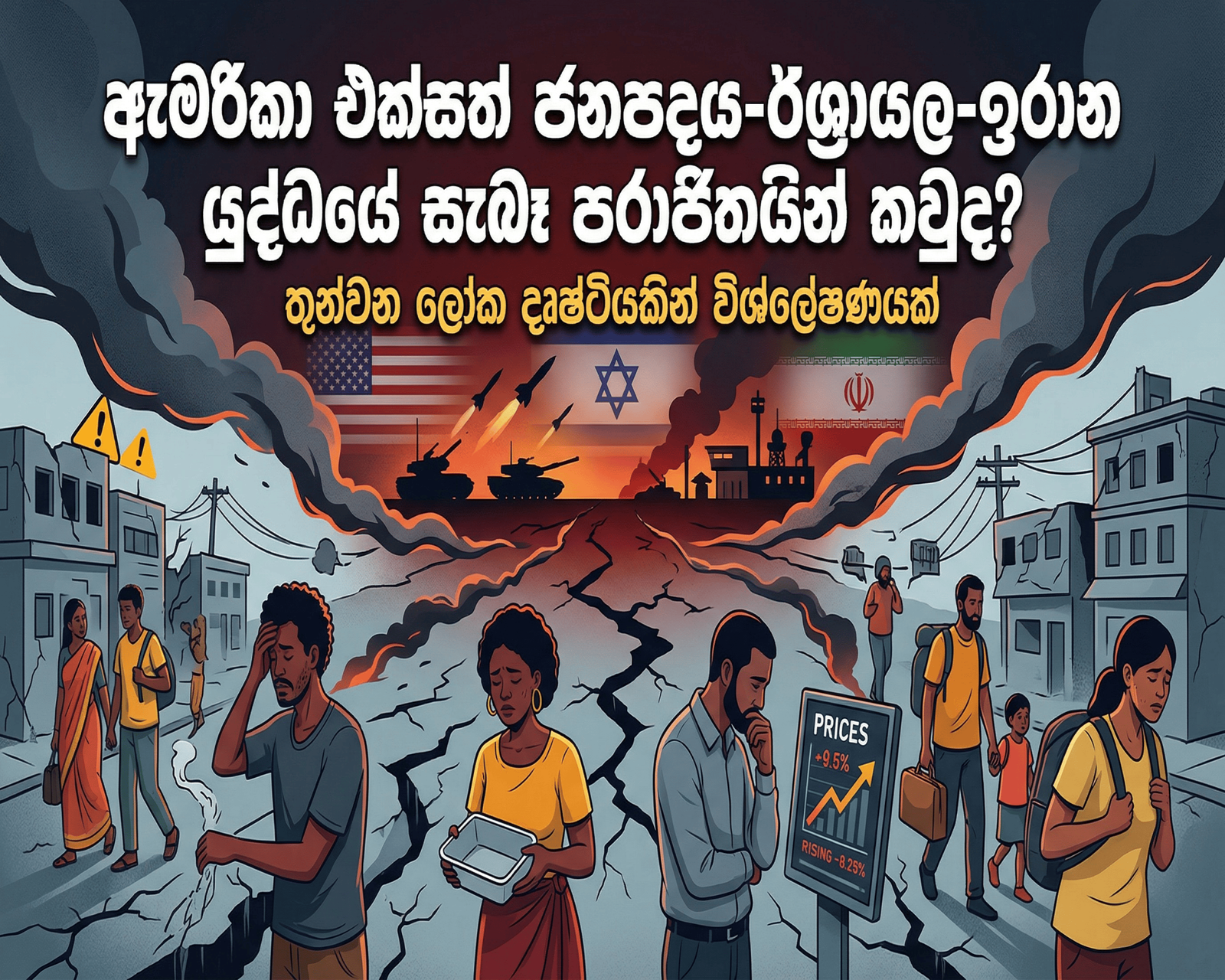 ඇමරිකා එක්සත් ජනපදය-ඊශ්‍රායල-ඉරාන යුද්ධයේ සැබෑ පරාජිතයින් කවුද?   තුන්වන ලෝක දෘෂ්ටියකින් විශ්ලේෂණයක්